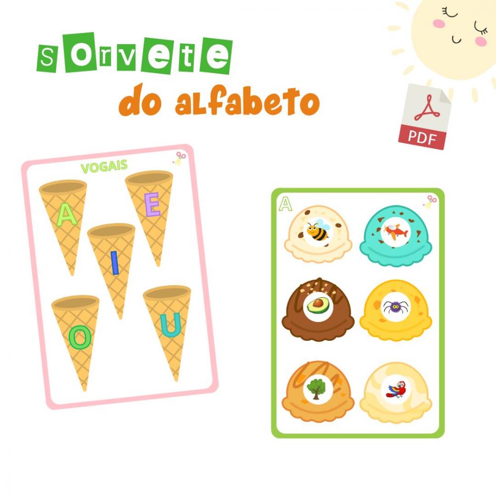 Atividade Alfabeto Sorvete (pdf)