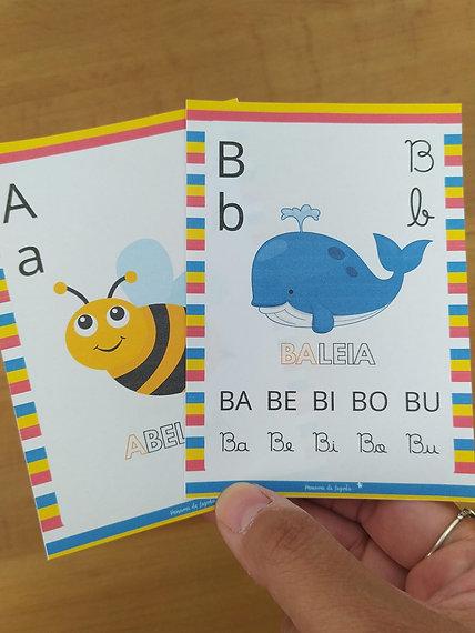 Flashcards Alfabeto Silábico 4 Cards Por Página (pdf)