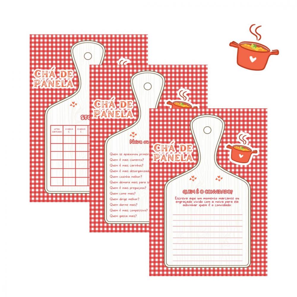 Kit Brincadeiras Chá de Panela (xadrez) - pdf
