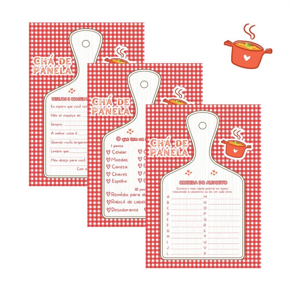 Kit Brincadeiras Chá de Panela (xadrez) - pdf