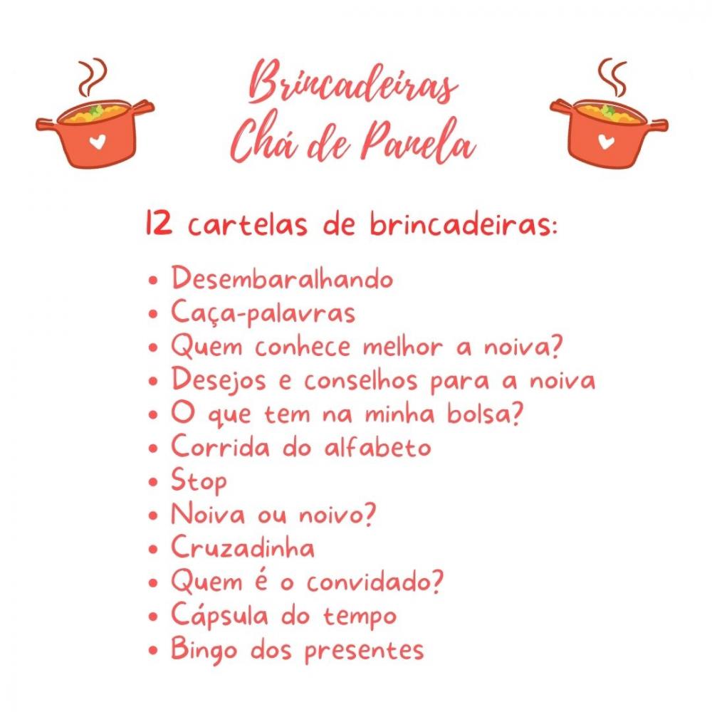 Kit Brincadeiras Chá de Panela (xadrez) - pdf