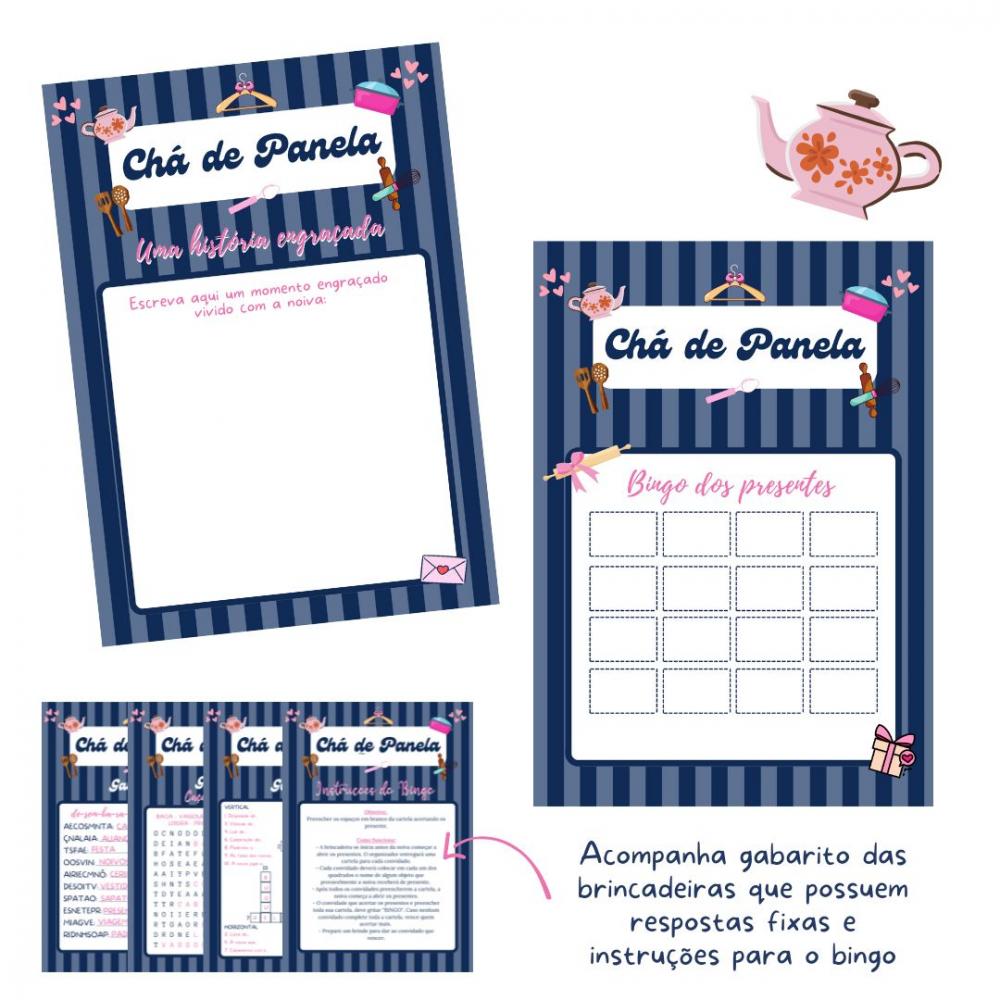 Kit Brincadeiras Chá de Panela - pdf