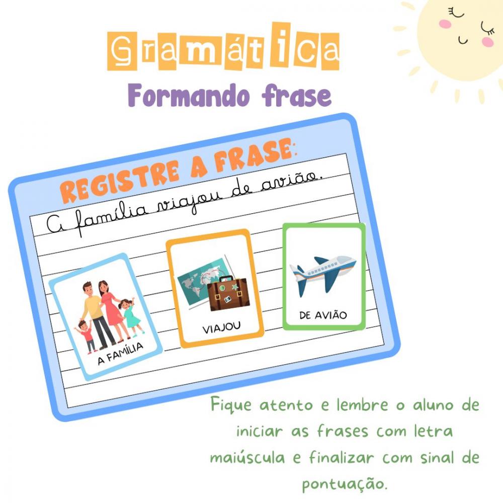 Gramática - Atividade Formando Frases (pdf)