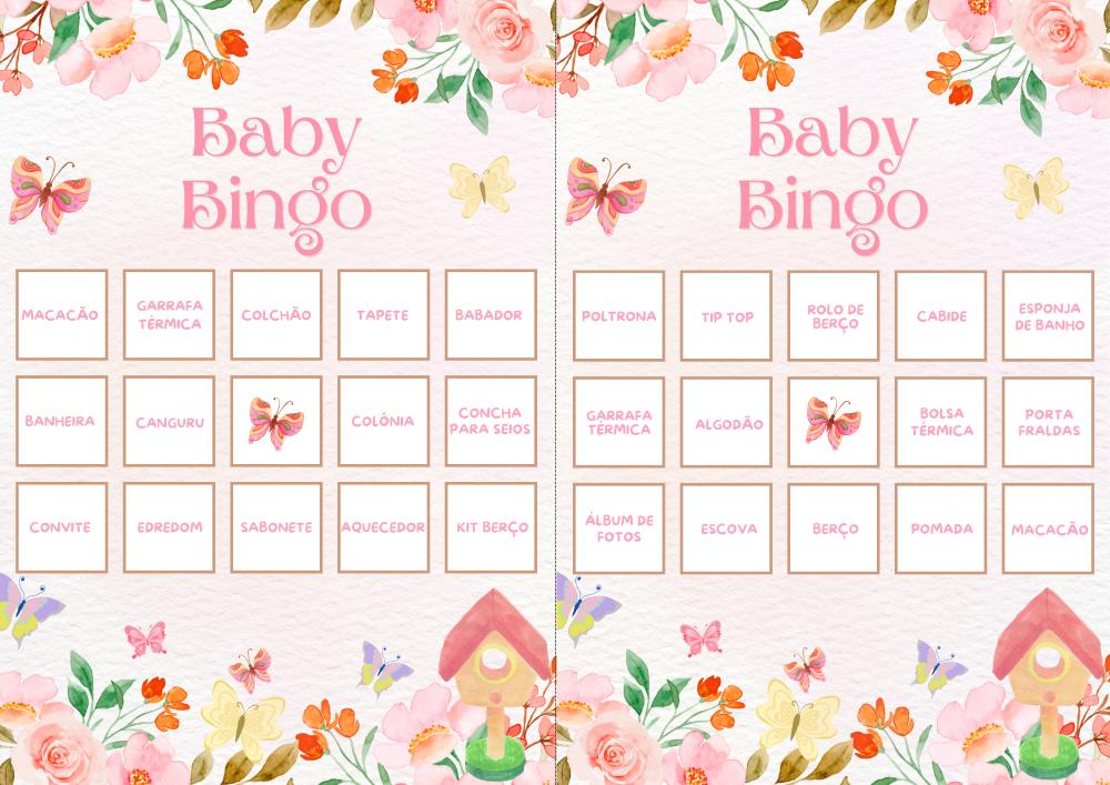 Baby Bingo Jardim das Borboletas (60 Cartelas) pdf