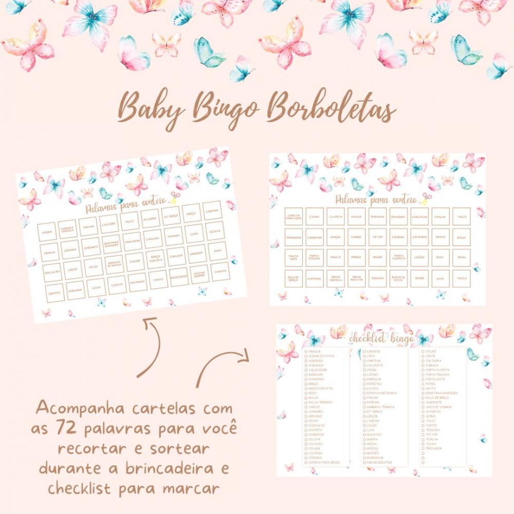 Baby Bingo Borboletas (60 Cartelas) pdf