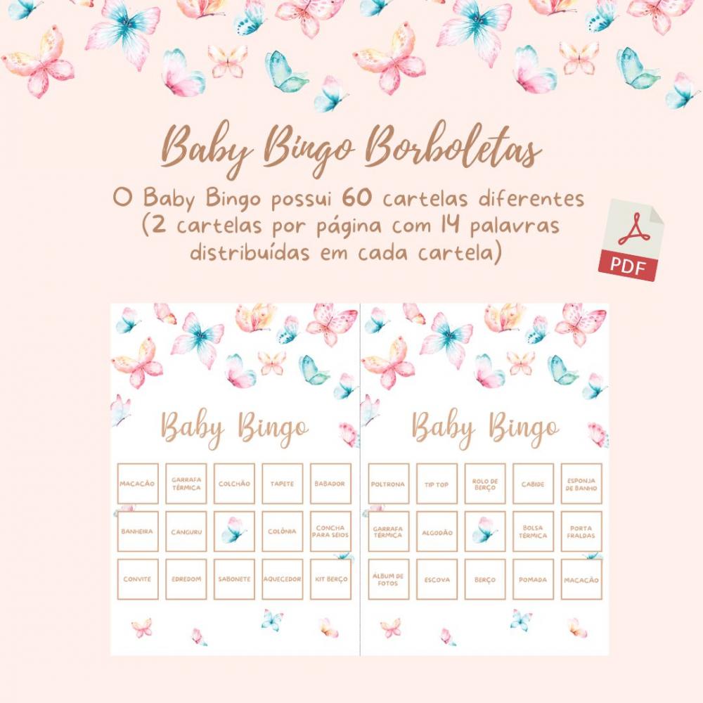 Baby Bingo Borboletas (60 Cartelas) pdf