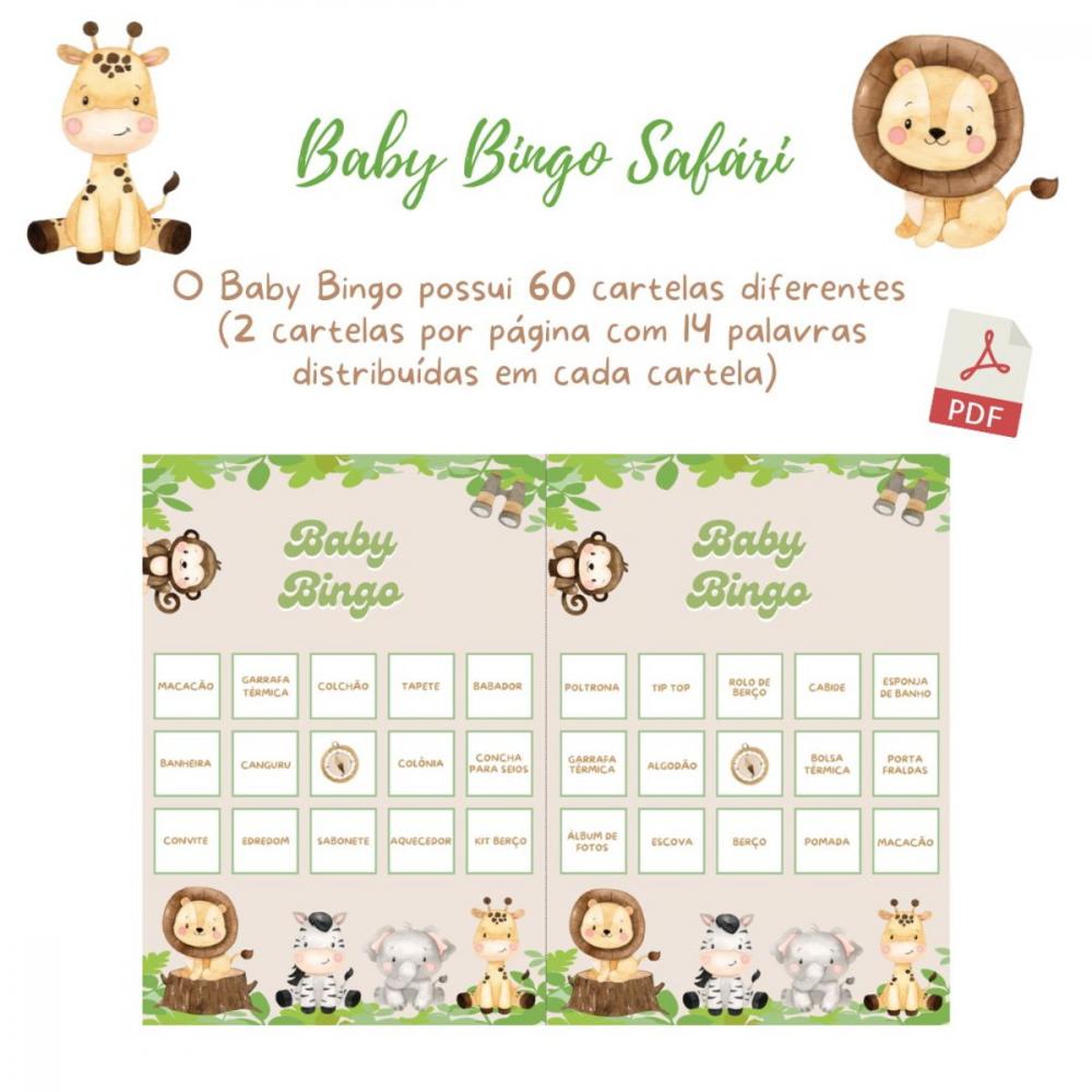 Baby Bingo Safári (60 Cartelas) pdf