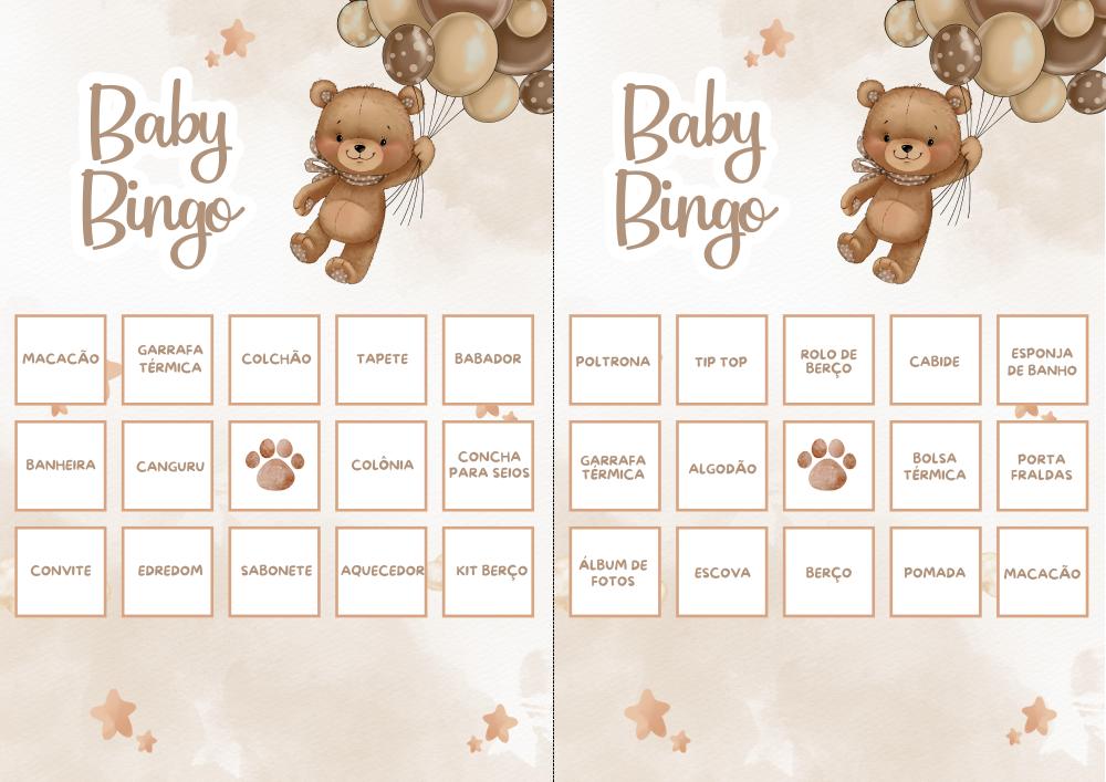 Baby Bingo Ursinho Balões (60 Cartelas) pdf