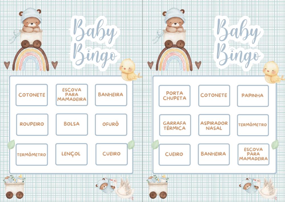 Baby Bingo Ursinho Arco-íris - 100 Cartelas pdf