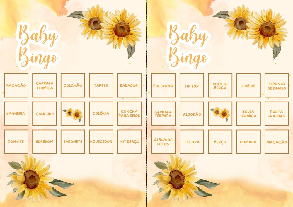 Baby Bingo Girassol (60 Cartelas) pdf