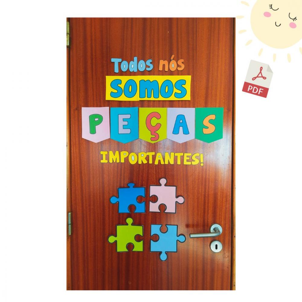Peças Importantes - Decoração Porta Sala e Atividades (pdf)