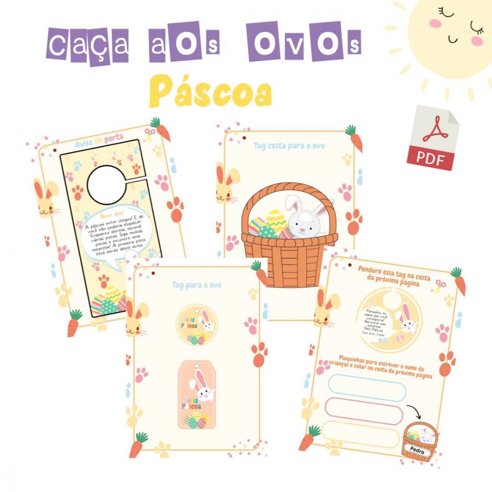 Páscoa - Caça aos Ovos (arquivo Pdf)
