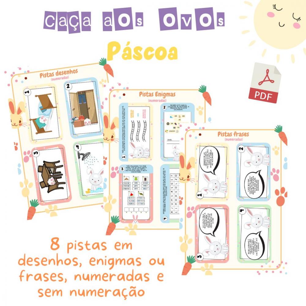 Páscoa - Caça aos Ovos (arquivo Pdf)