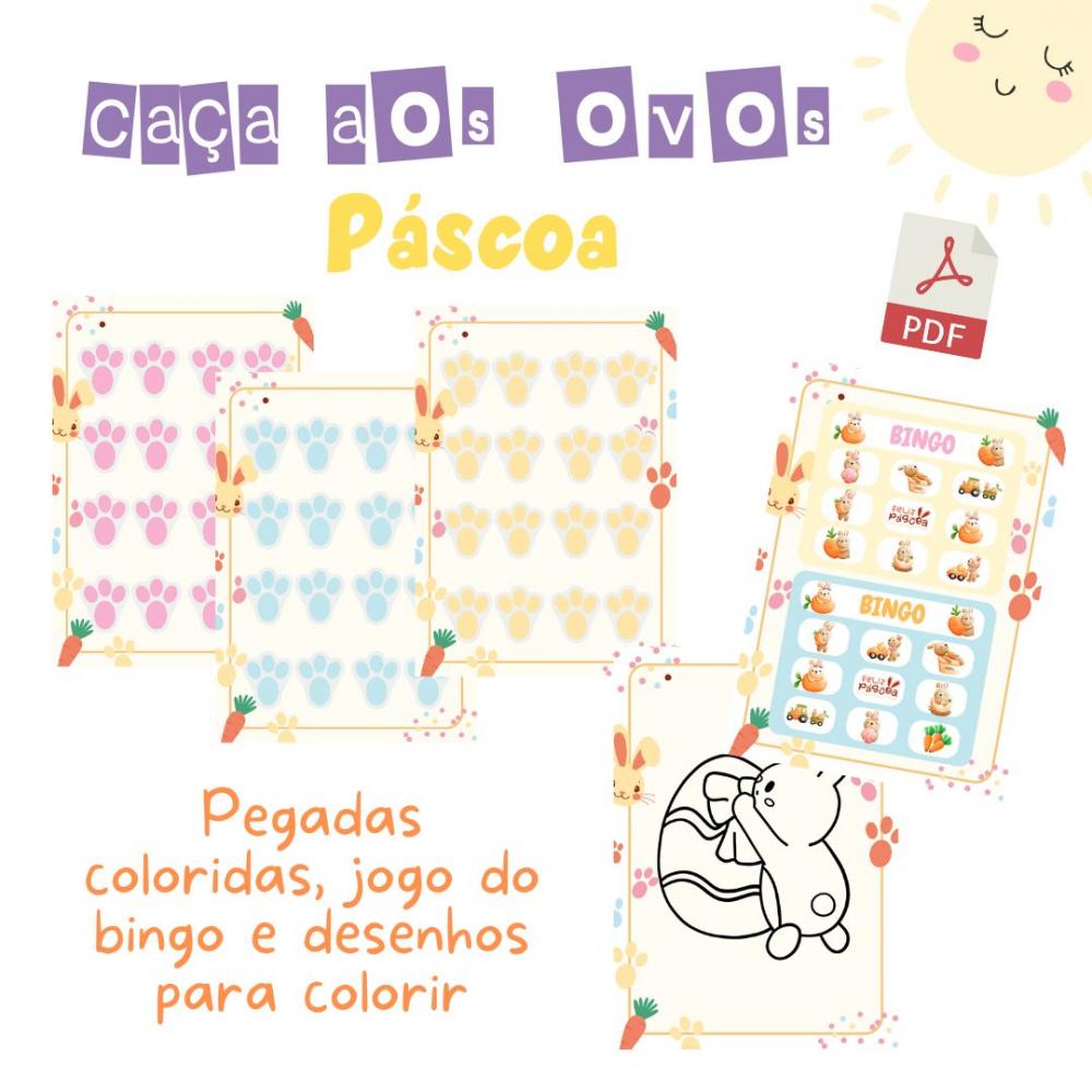 Páscoa - Caça aos Ovos (arquivo Pdf)