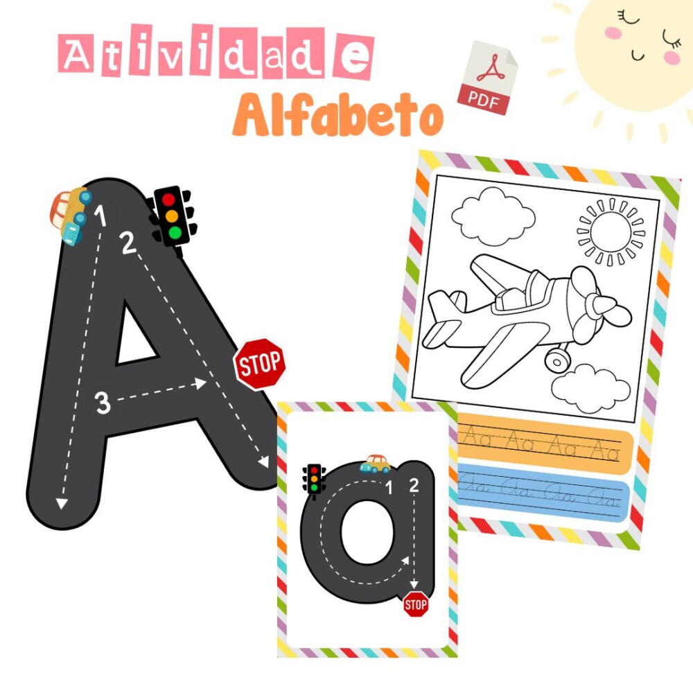 Atividade Alfabeto tracejado - PDF