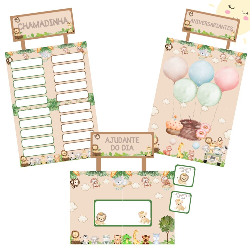 Kit Recursos para Sala de Aula - Safári (arquivo PDF)