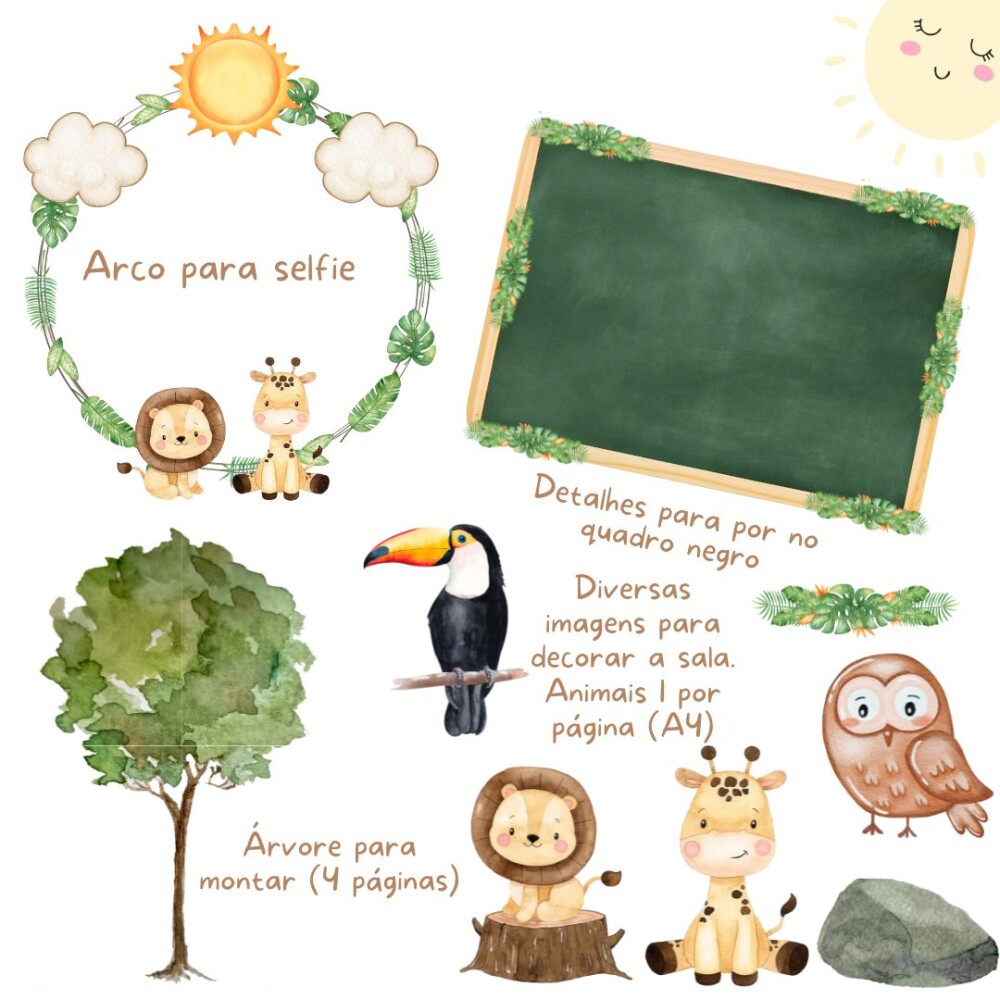 Kit Recursos para Sala de Aula - Safári (arquivo PDF)