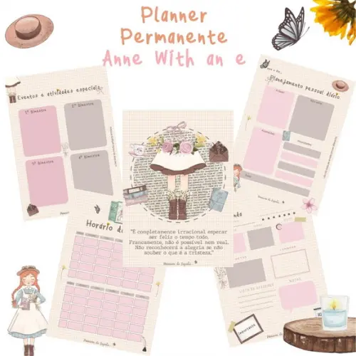 Planner Pessoal Permanente - Anne With An e (pdf)