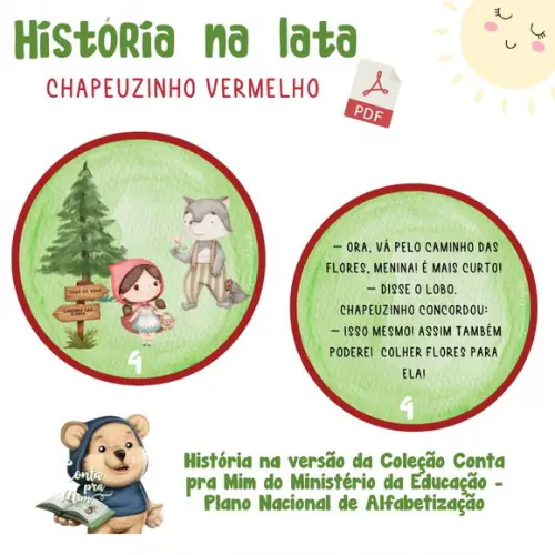 História na Lata - Chapeuzinho Vermelho (pdf)