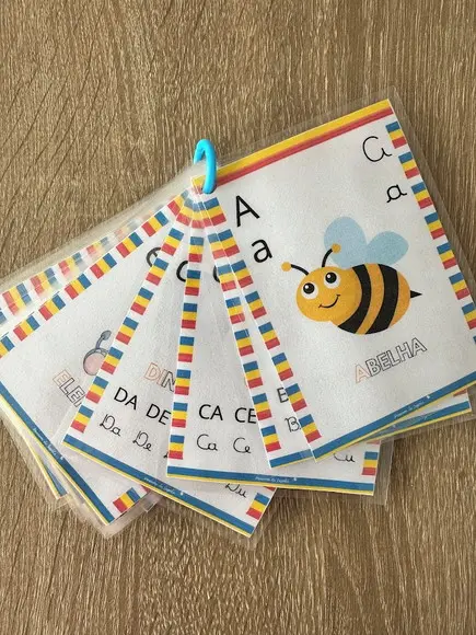 Flashcards Alfabeto Silábico 4 Cards Por Página (pdf)