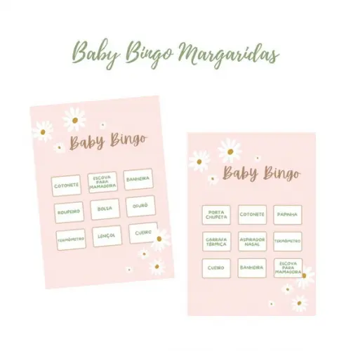 Baby Bingo Margaridas - 100 Cartelas pdf