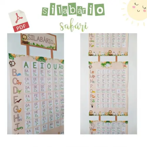 Painel Silabário - Safári (arquivo Pdf)