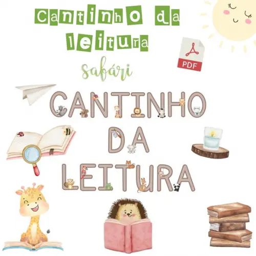 Painel Cantinho da Leitura - Safári (arquivo Pdf)