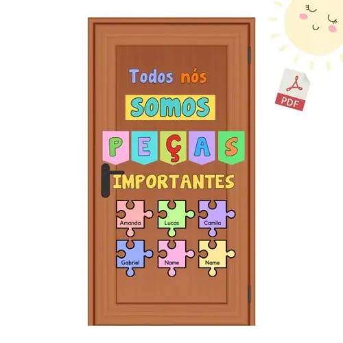 Peças Importantes - Decoração Porta Sala e Atividades (pdf)