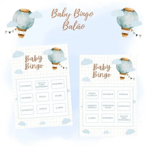 Baby Bingo Balão - 100 Cartelas pdf