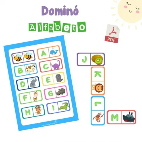 Dominó do Alfabeto (arquivo Pdf)