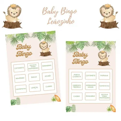Baby Bingo Leãozinho - 100 Cartelas pdf