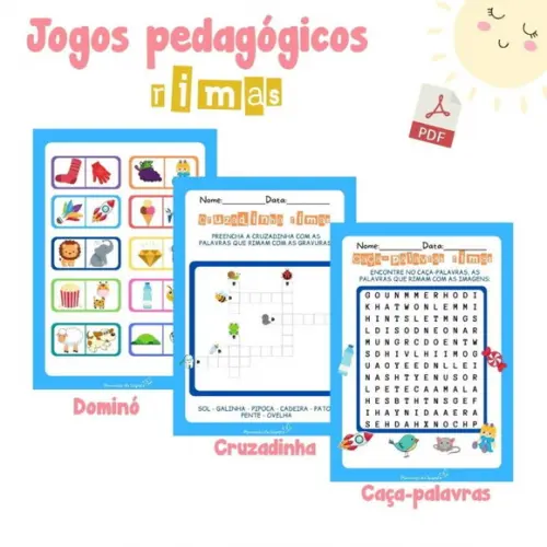 Atividades Rimas (arquivos Pdf)