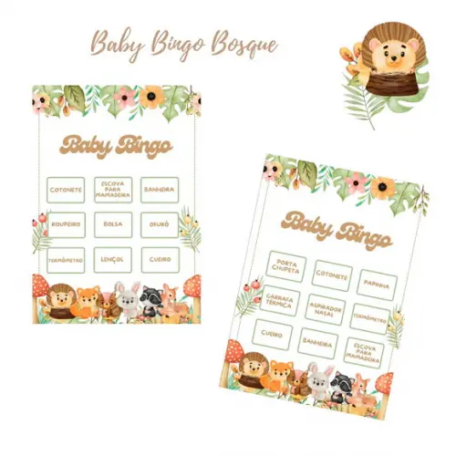 Baby Bingo Bosque (100 Cartelas) - pdf