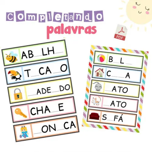 Atividade Completando Palavras (pdf)