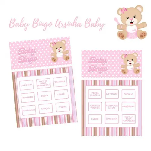 Baby Bingo Ursinha Baby - 100 Cartelas pdf