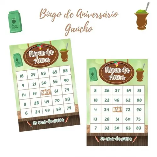 Bingo Aniversário Gaúcho (80 Cartelas) pdf