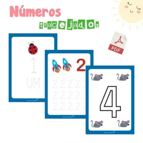 Números Tracejados Pdf