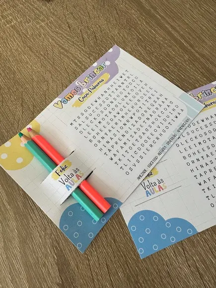 Kit Lembrancinhas Escolares(cards) (arquivo Pdf)