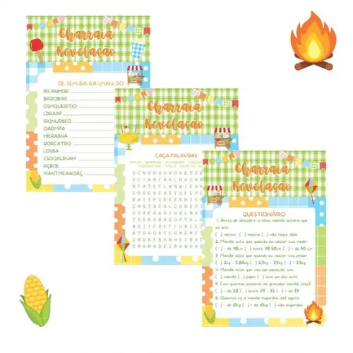 Kit Brincadeiras Charraiá Revelação -pdf