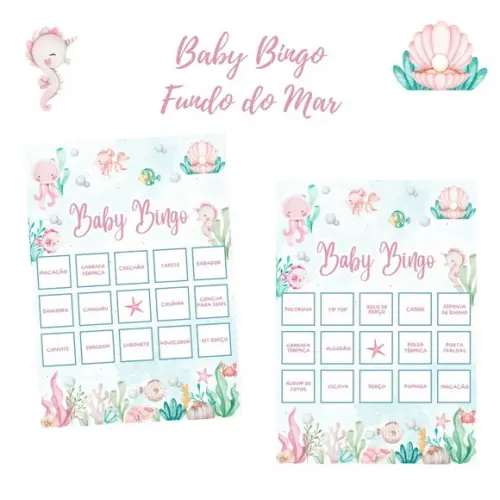 Baby Bingo Fundo do Mar (60 Cartelas) pdf
