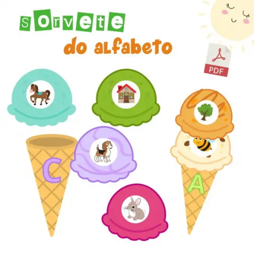 Atividade Alfabeto Sorvete (pdf)