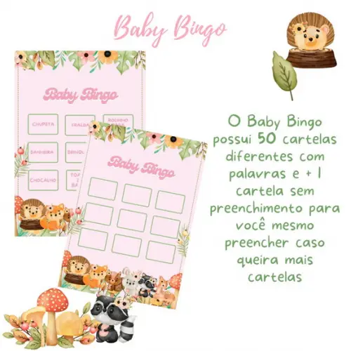 Baby Bingo Bosque Encantado (50 Cartelas) - pdf