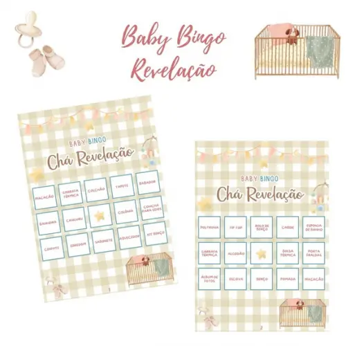 Baby Bingo Chá Revelação - Vintage (60 Cartelas) pdf