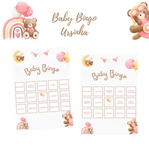 Baby Bingo Ursinha Cute (60 Cartelas) pdf