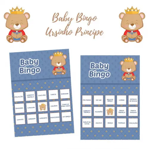 Baby Bingo Ursinho Príncipe Cute (60 Cartelas) pdf