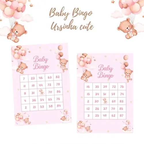 Baby Bingo Ursinha Cute (80 Cartelas) pdf