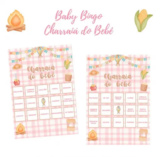 Baby Bingo Charraiá do Bebê - Rosa (60 Cartelas) pdf