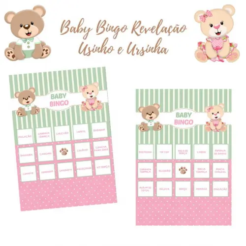 Baby Bingo Revelação Ursinho e Ursinha (60 Cartelas) pdf