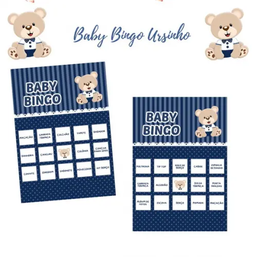 Baby Bingo Ursinho (azul Marinho) (60 Cartelas) pdf