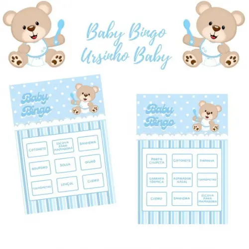 Baby Bingo Ursinho Baby C/nome - 100 Cartelas pdf
